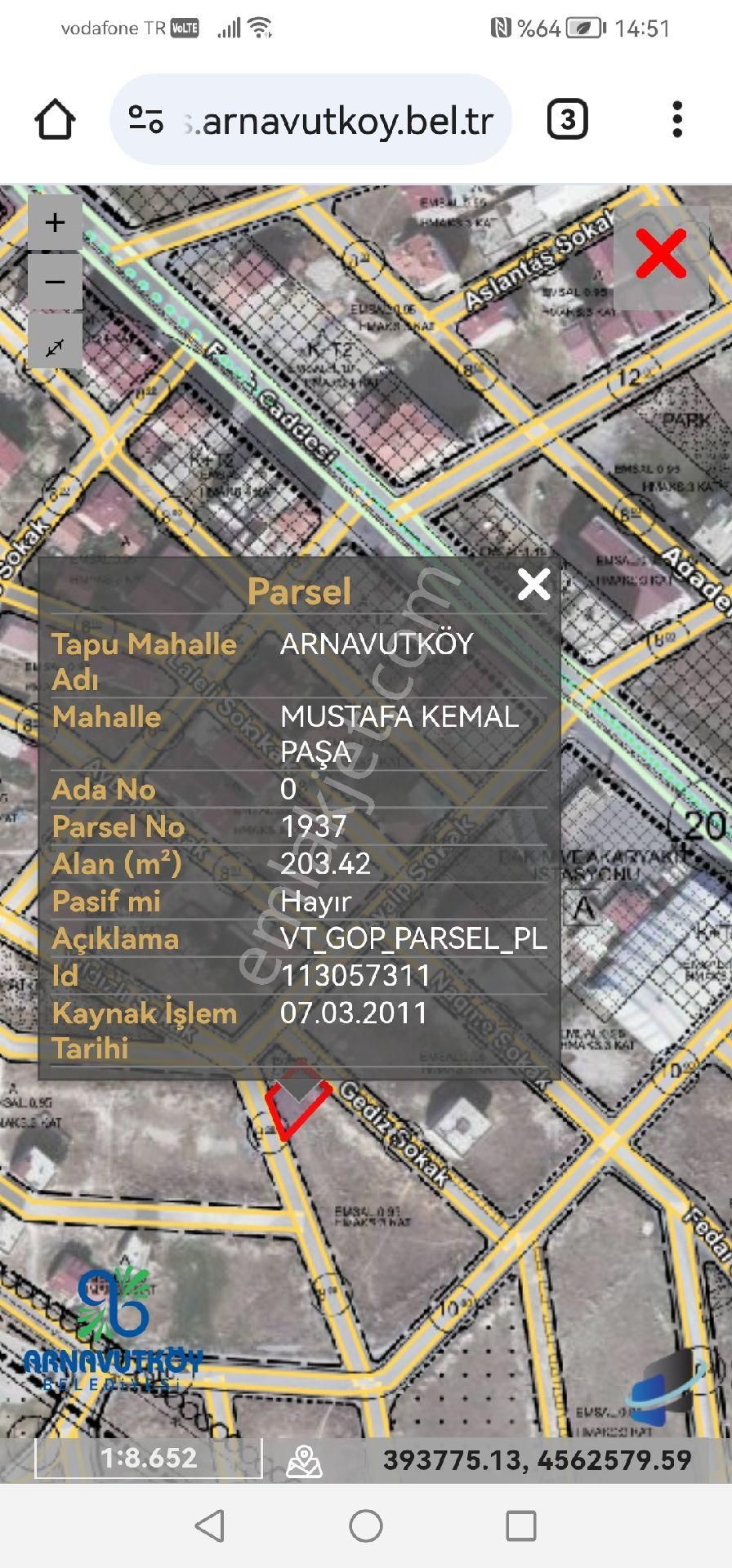 Arnavutköy Mustafa Kemal Paşa Mahallesinde Merkezi Konumda Arsa. - Görsel 6