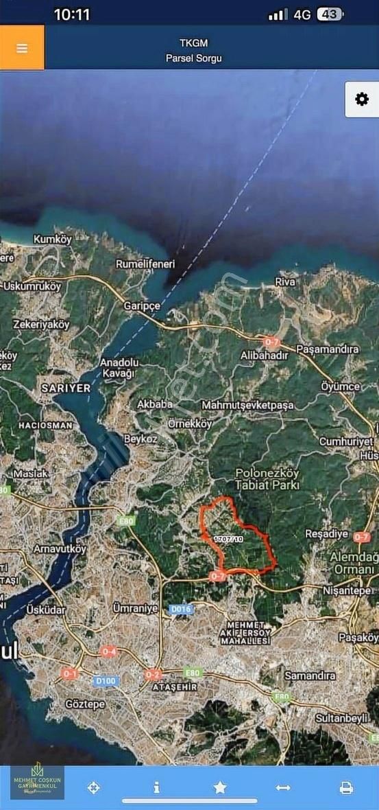 Beykoz Yavuz Selim'de Satılık Arsa