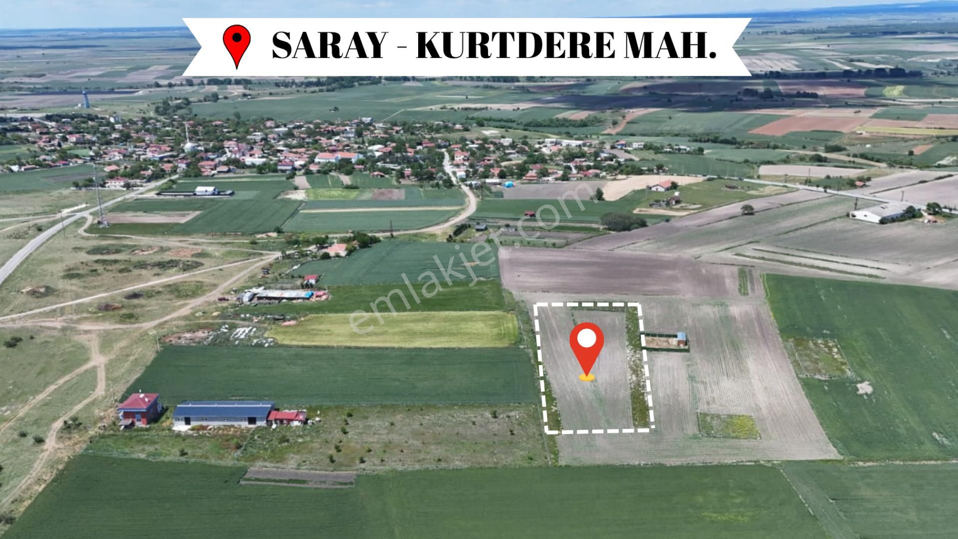 Güven'den Saray'da 280m² Hobi Bahçesine Uygun Köye Yakın Arazi..