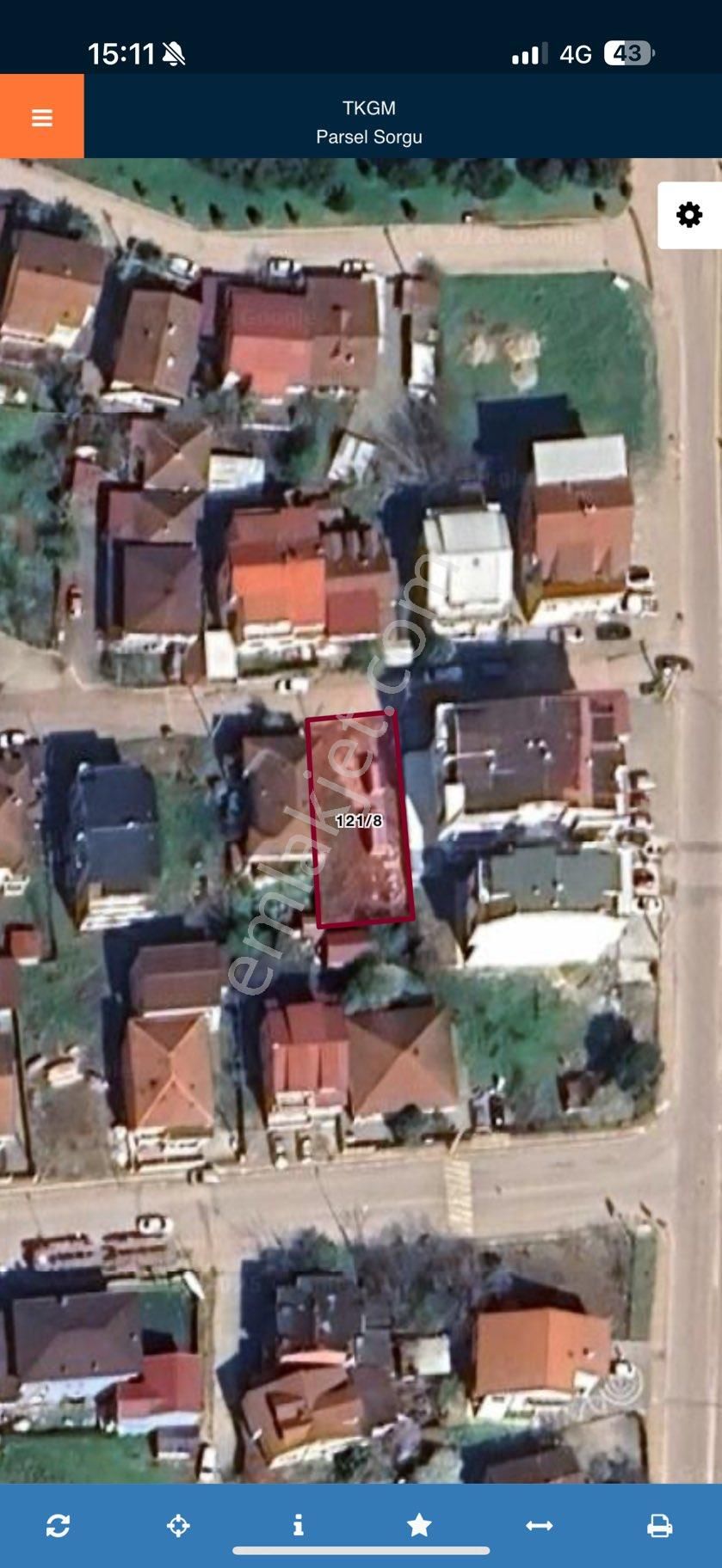 Kartepe Köseköy De 349 M2 %40 İmarlı Satılık Arsa