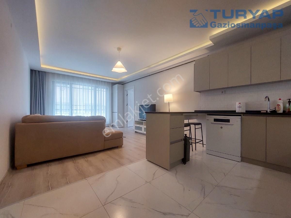 Ayrancıda Yeni Binada Eşyalı 1+1 Kiralık Asansörlü Teraslı