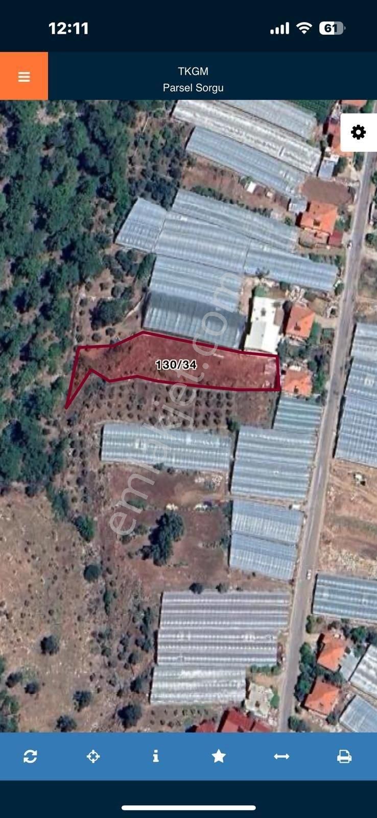 Fethiye Bozyer' De 2000 M2 Yatırımlık Satılık Tarla