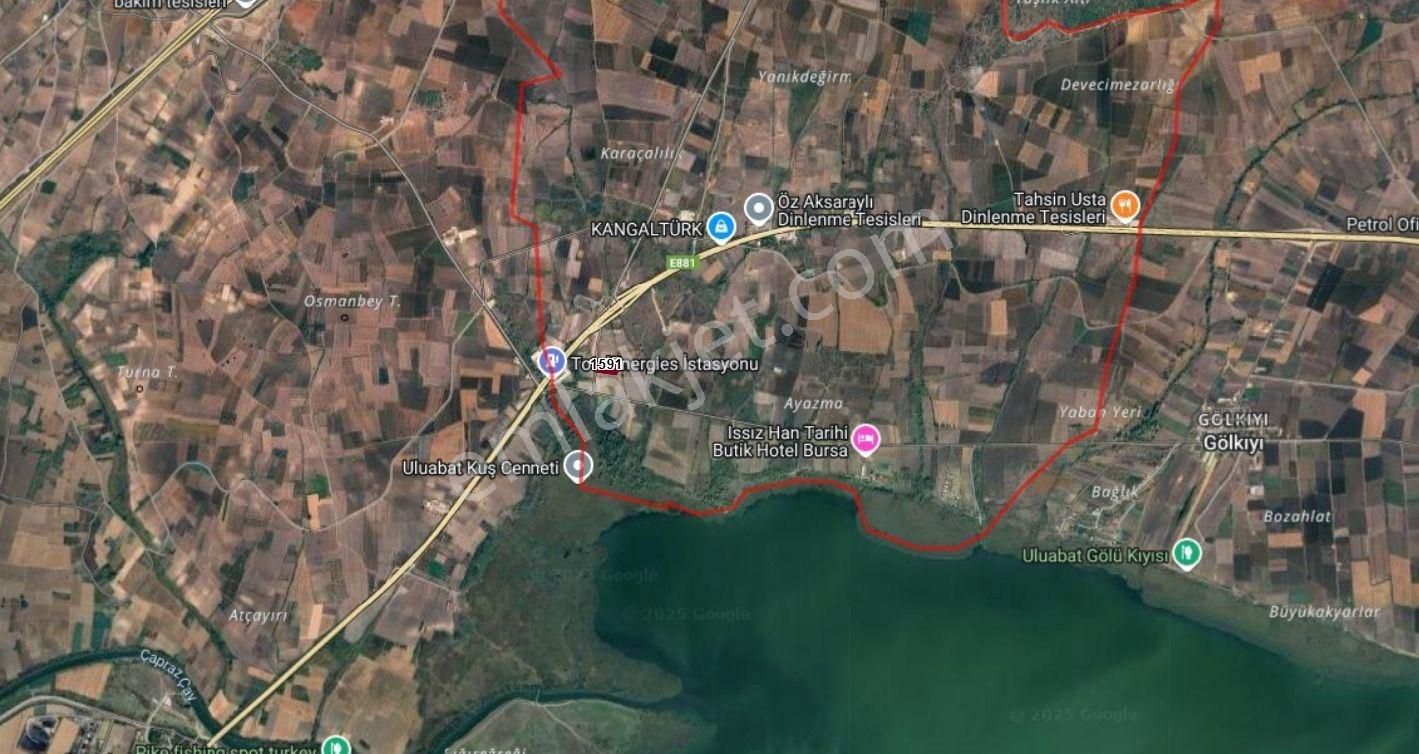 Seyran Mah 6 Dönüm Tektapu E5 Yola Yakın Yatırımlık Satlık Tarla