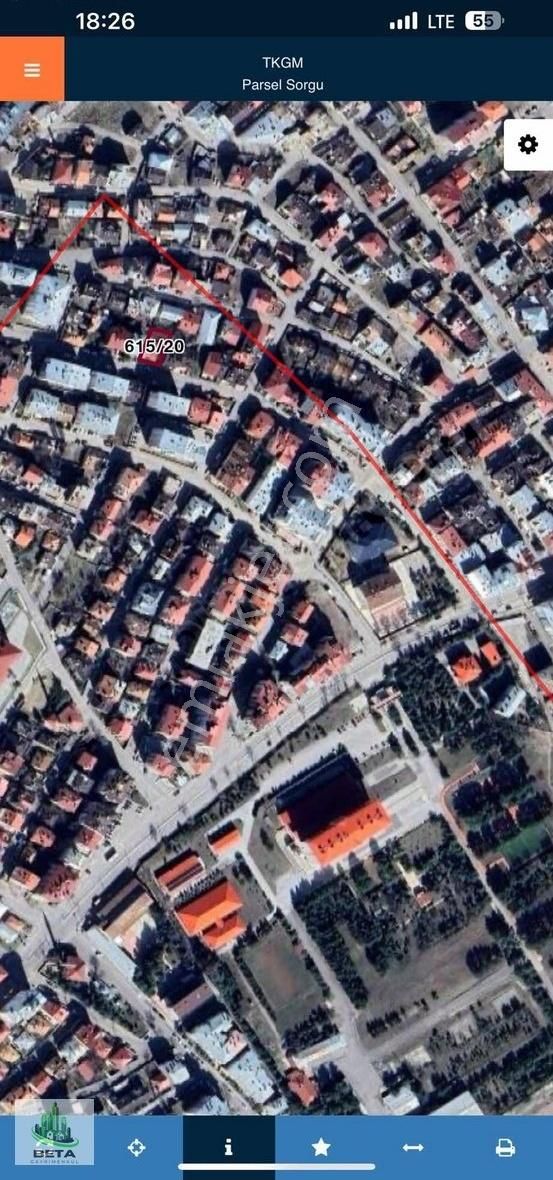 Beta Gayrimenkul Den Şehrin İçinde Satılık Arsa