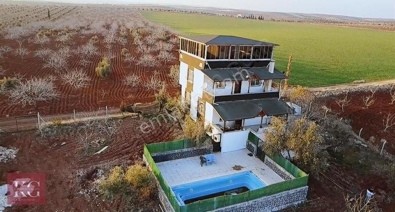Oğuzelinde Satılık 4 Dönüm Havuzlu 3 Katlı Bağevi