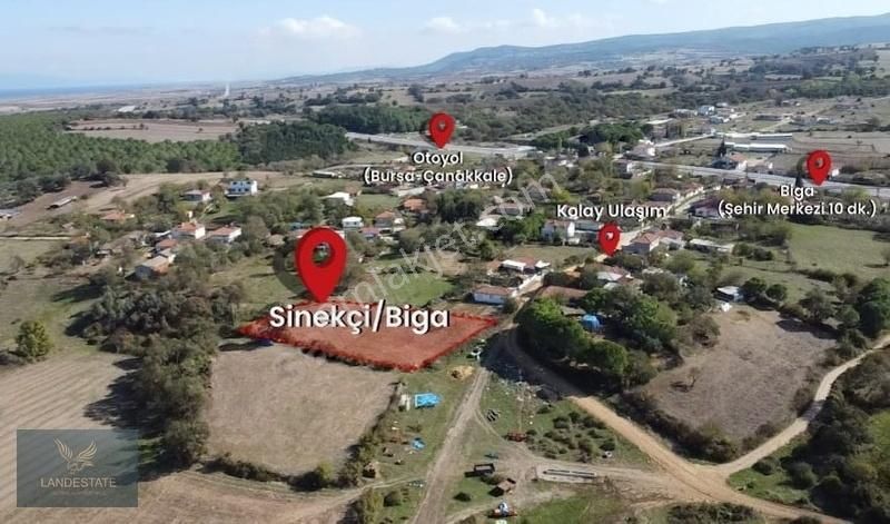 Biga Sinekçi Köyü İmarın İçinde 2 Adet Arsa Ya Bölünebilir Tarla