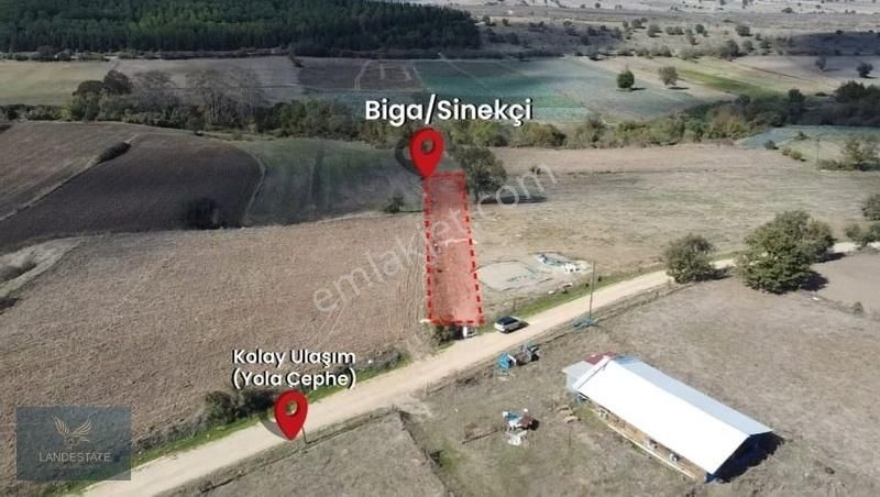 Biga Sinekçi Köyü Satılık 1.002 M2 Arazi