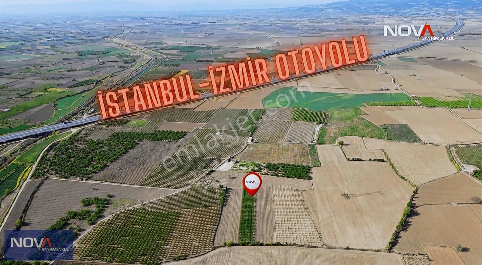Nova'dan Turgutlu 7.mıntıka Mah. Satılık 22.500 Metrekare Tarla
