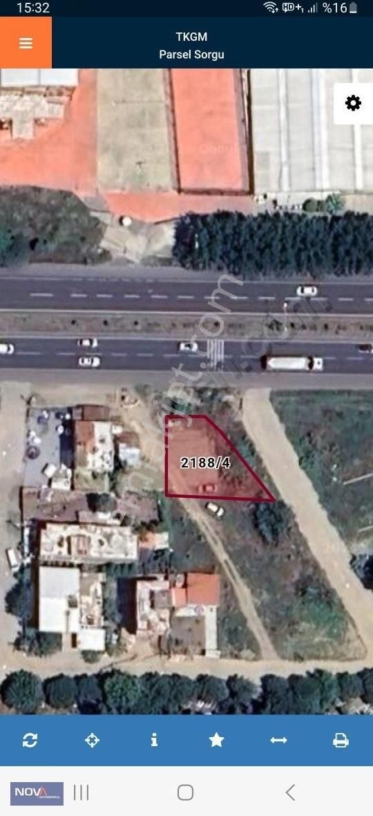 Nova'dan Ankara Asfalt Üzerinde Satılık Ticari +konut Arsa