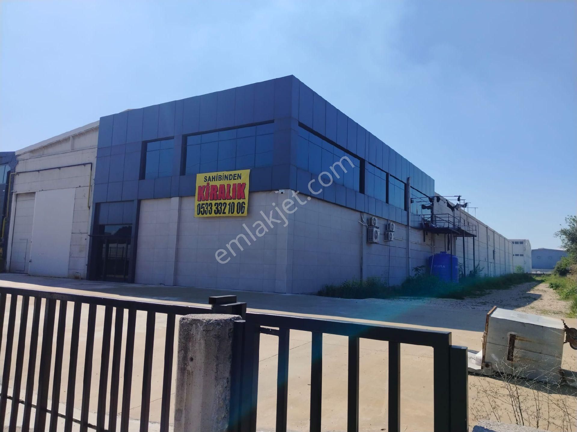 Sahibinden Kiralık Fabrika Antalya Organize Sanayi Bölgesinde 2250m2 Kapalı Alan