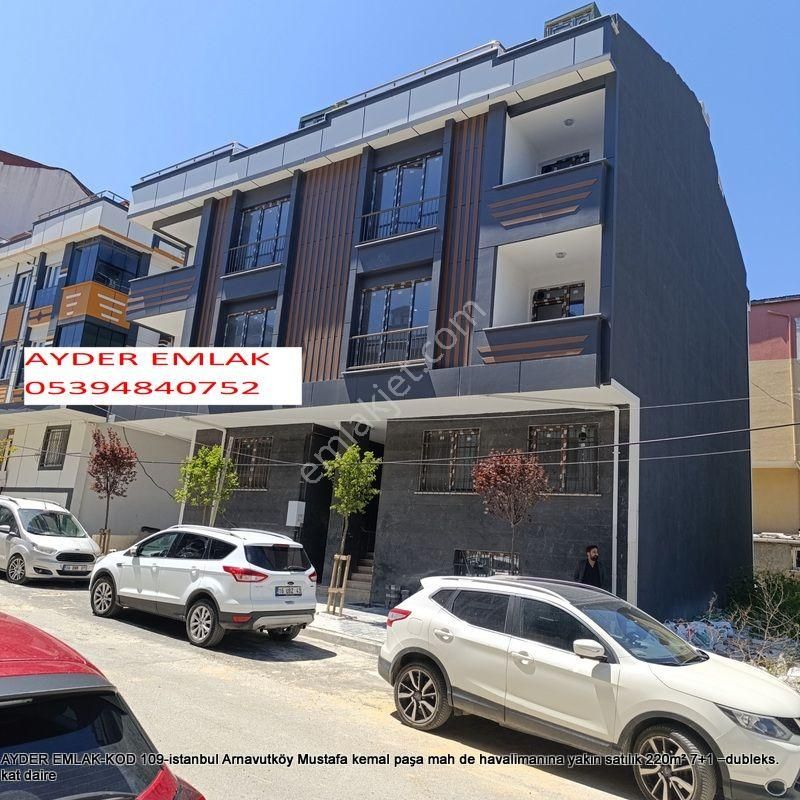 Arnavutköy Mustafa Kemal Paşa Mah De Havalimanına Yakın Satılık 220m² 7+1 –dubleks.kat Daire
