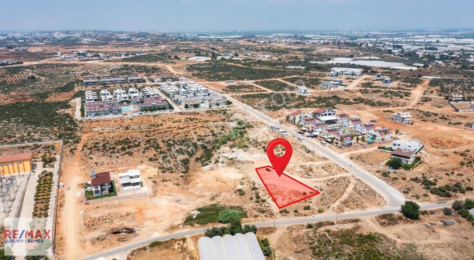 Aksu Kemeragzı Yüksek Konum Deniz/otel Manzaralı Satılık Arsa