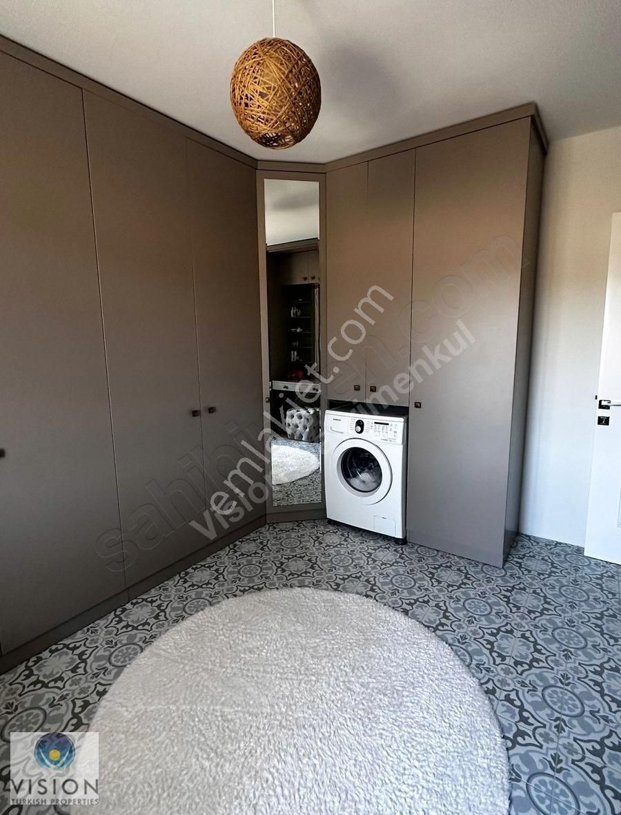 Didim Mavişehirde Tek Katlı Şömineli Havuzlu Müstakil Ev - Görsel 19