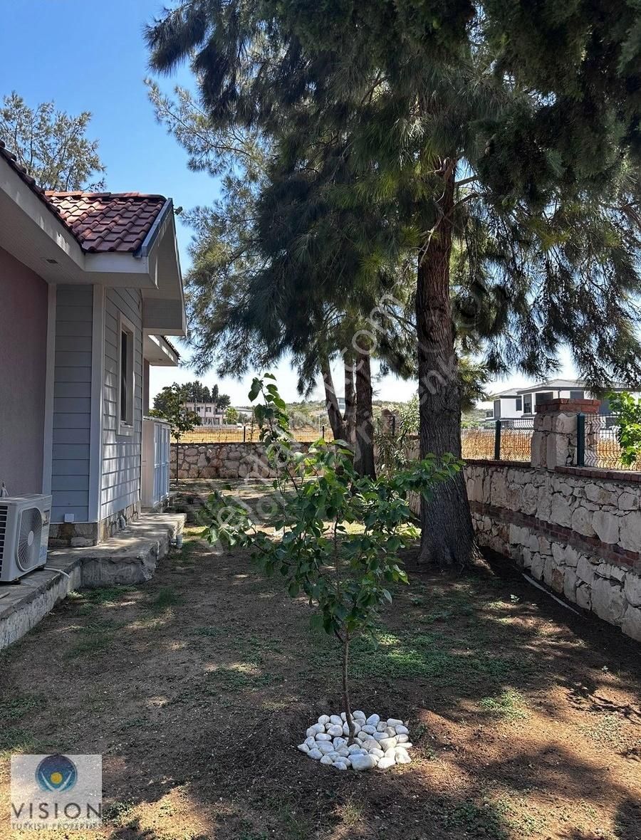 Didim Mavişehirde Tek Katlı Şömineli Havuzlu Müstakil Ev - Görsel 15