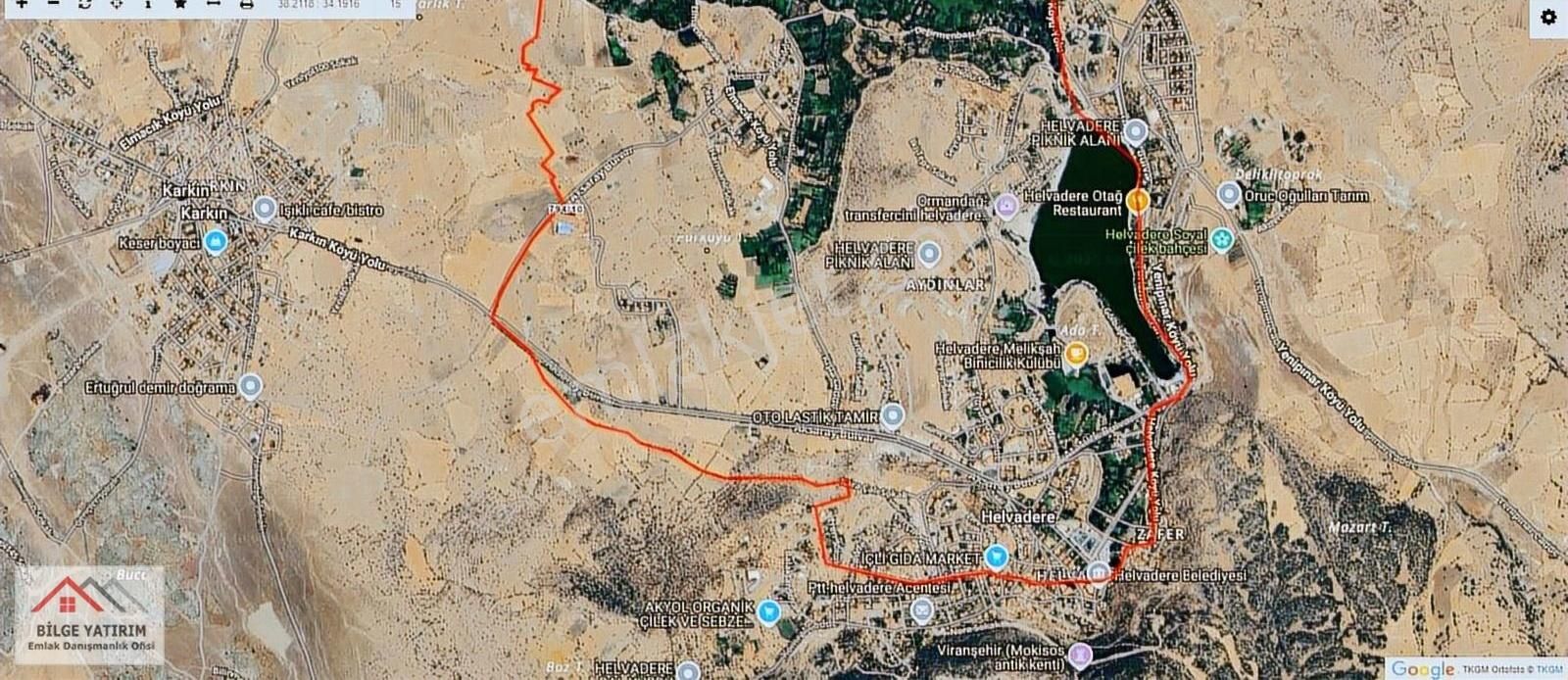 Aksaray-merkez-helvadere Beldesinde Satılık Arsa 878,25m2