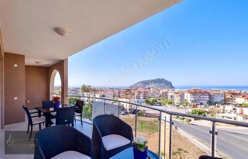 Alanya Merkezde Deniz Manzaralı İkamete Uygun Dublex