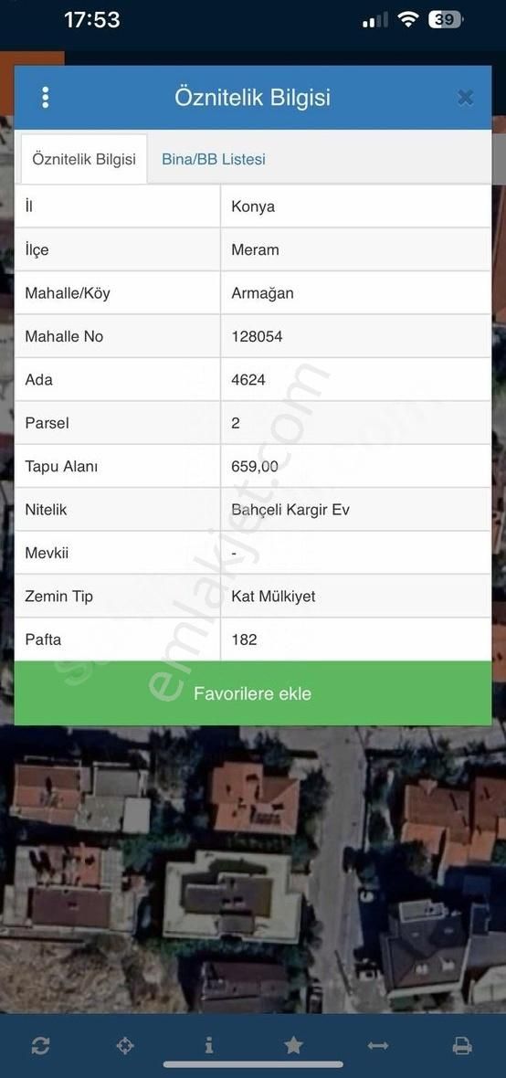 Meram Kafeler Sokağı Civarı 659 M2 Arsa İçerisi 2 Adet Müstakil - Görsel 10
