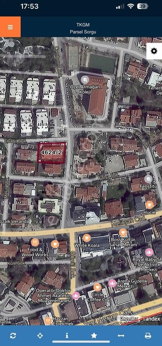 Meram Kafeler Sokağı Civarı 659 M2 Arsa İçerisi 2 Adet Müstakil - Görsel 22
