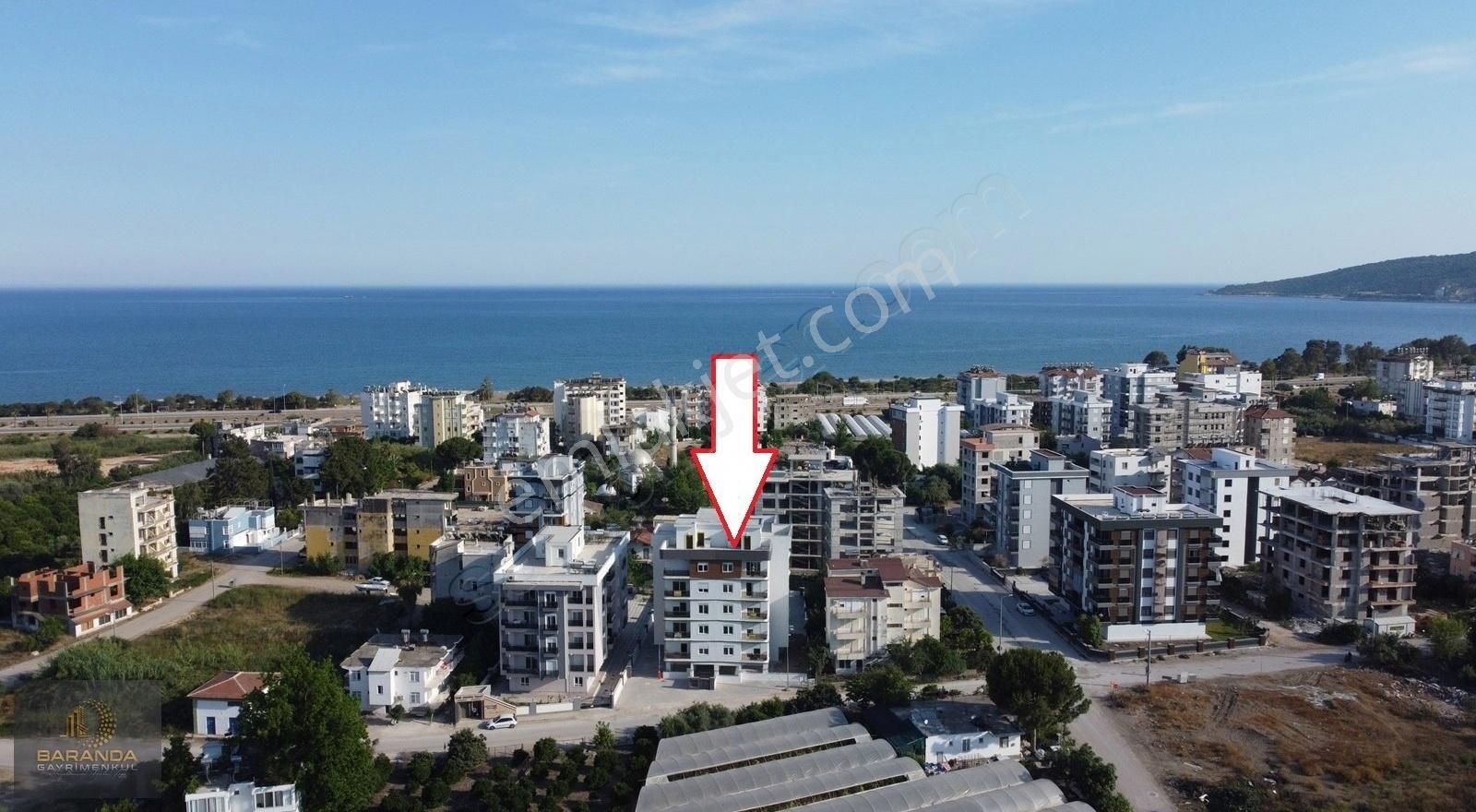 Finike Kum Mahallesi Denize 300 Metre Satılık 1+1 Daire