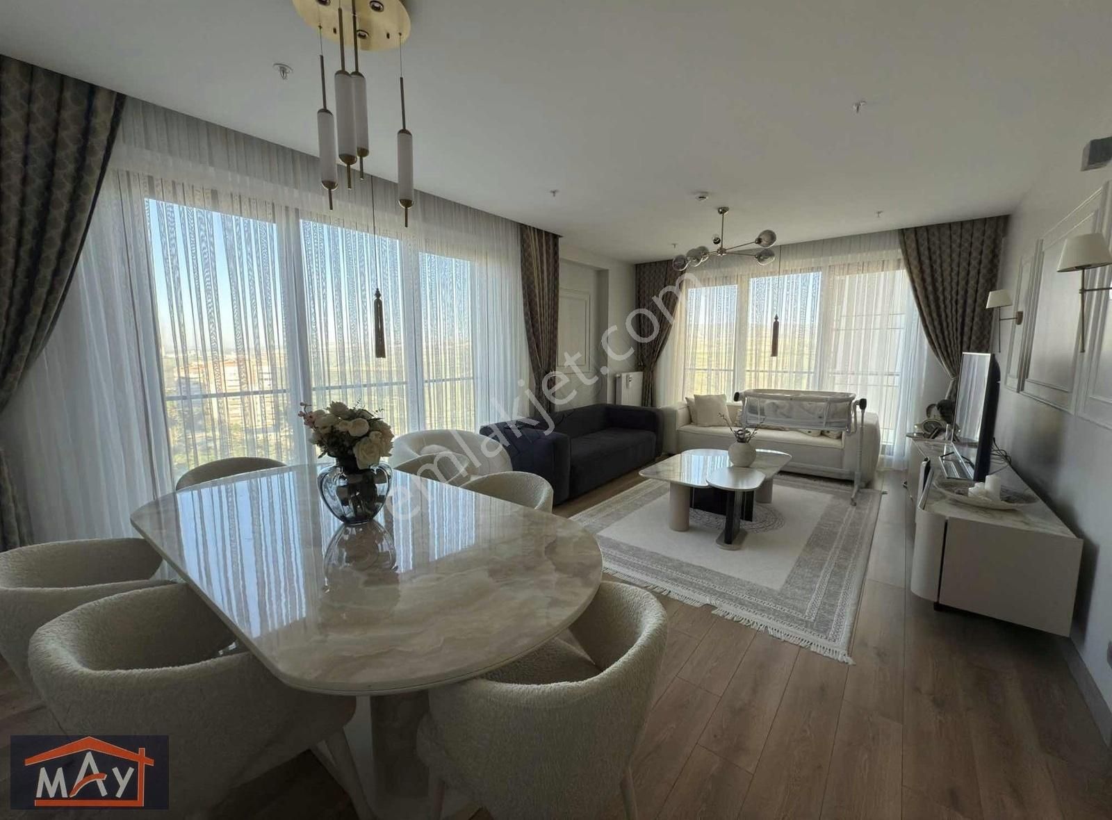 Başkent (mühye) Vadi Sitesinde Manzaralı Yapılı Satılık Daire
