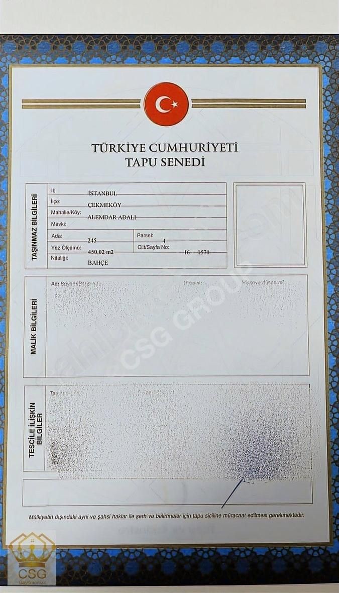 Csg Groupdan Haftanın Kelepir Acil Satılık Arsası