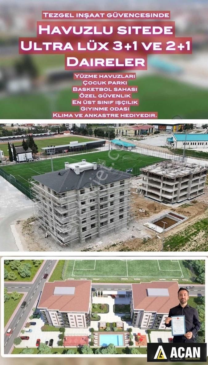 Açan'dan Havuzlu Site İçi 2+1 Daireler M.akif Mah.
