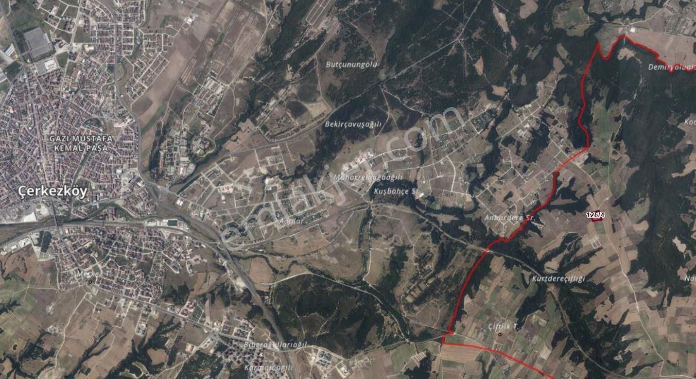 Çayırdere Mah 2917m2 Villa İmarına Yakın Yerde Satılık Tarla