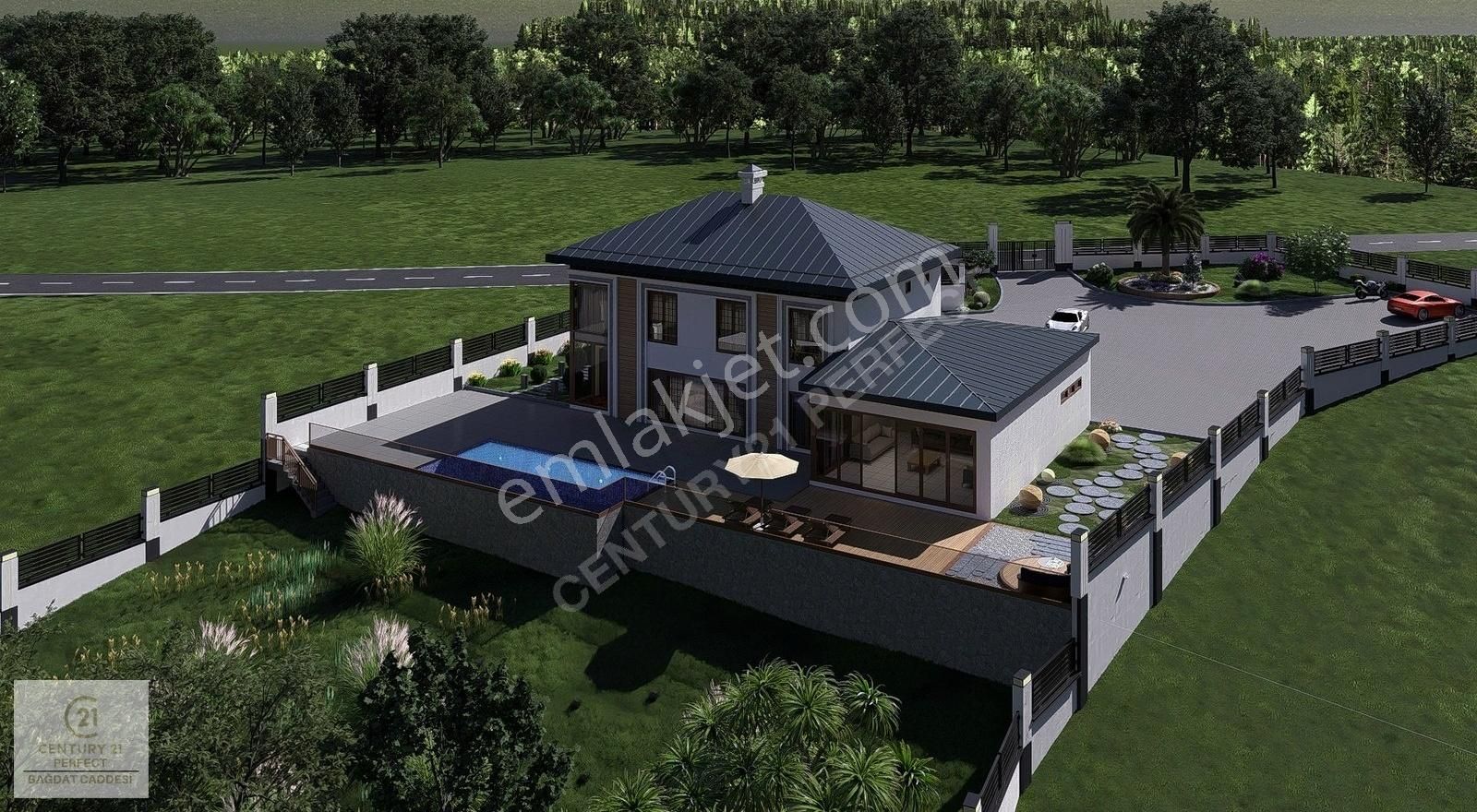 Kocaeli Gebze Ahatlı-5800m2 Arsa İçinde Akıllı Sistem Lüks Villa
