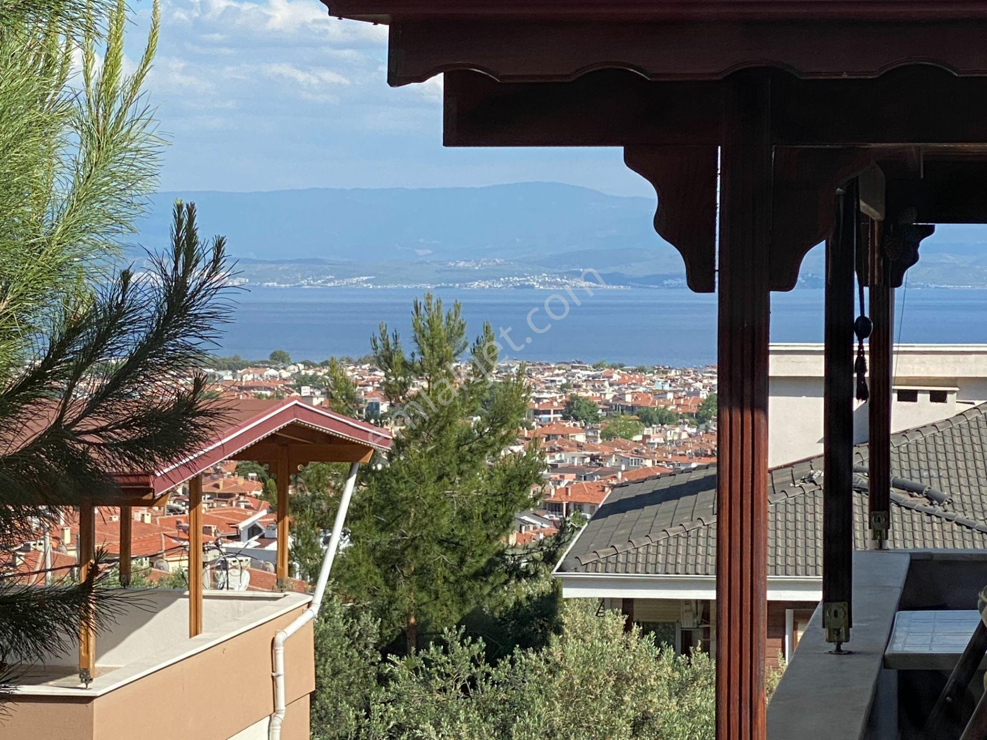 Acil Altınoluk İlkbahar'dan Deniz Manzaralı Deprem Etütlü Bakımlı Fırsat Triplex Villa - Görsel 31