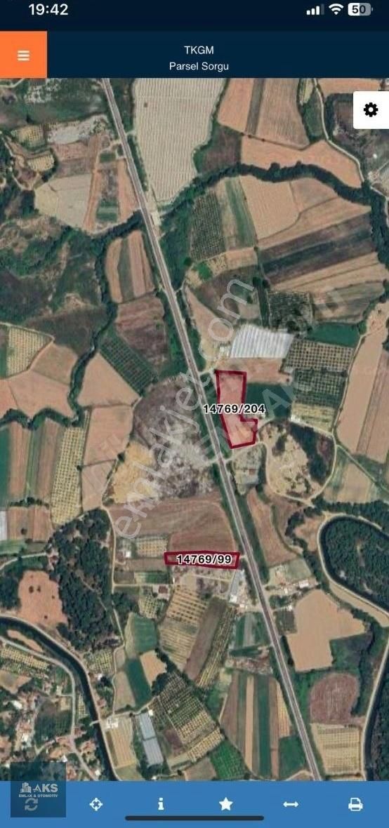 2 Adet Karşılıklı Yola Sıfır 11dönüm