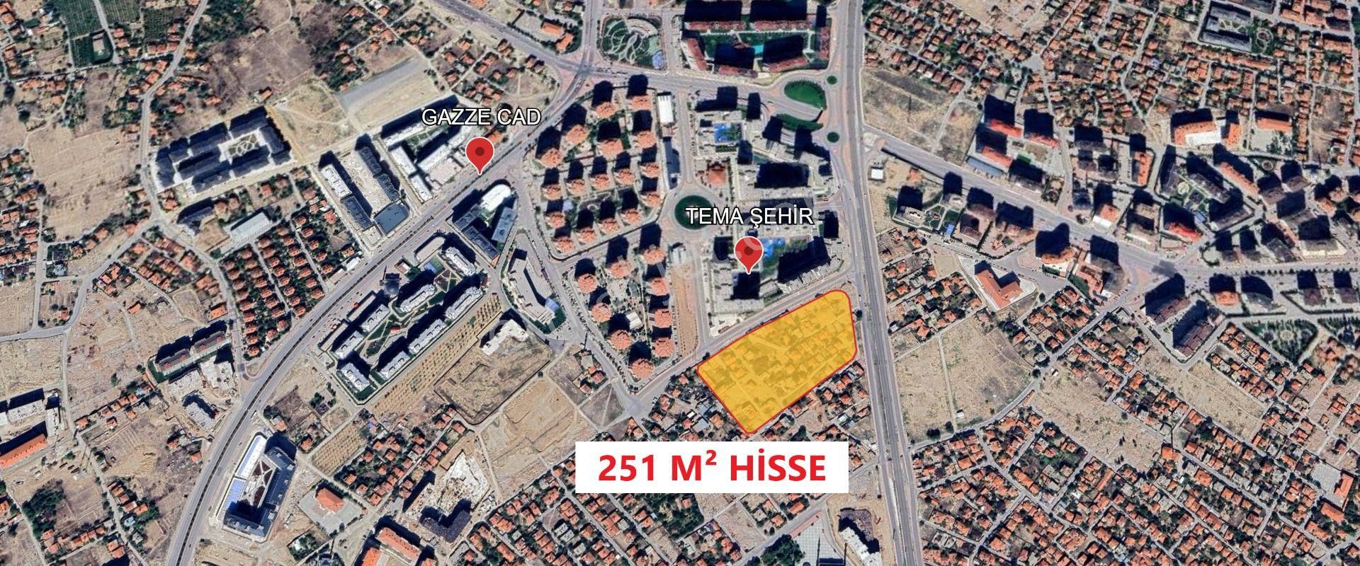 Meram Yenişehir'de 251 M2 Arsa Kentsel Dönüşüm Alanı İçerisinde