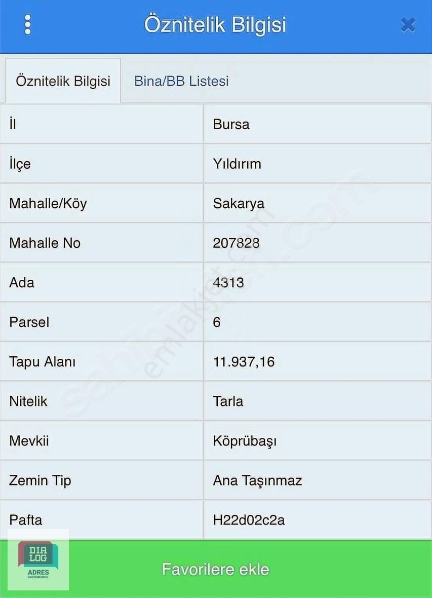 Dialog Adres'den Satılık Kıymetli Arazi