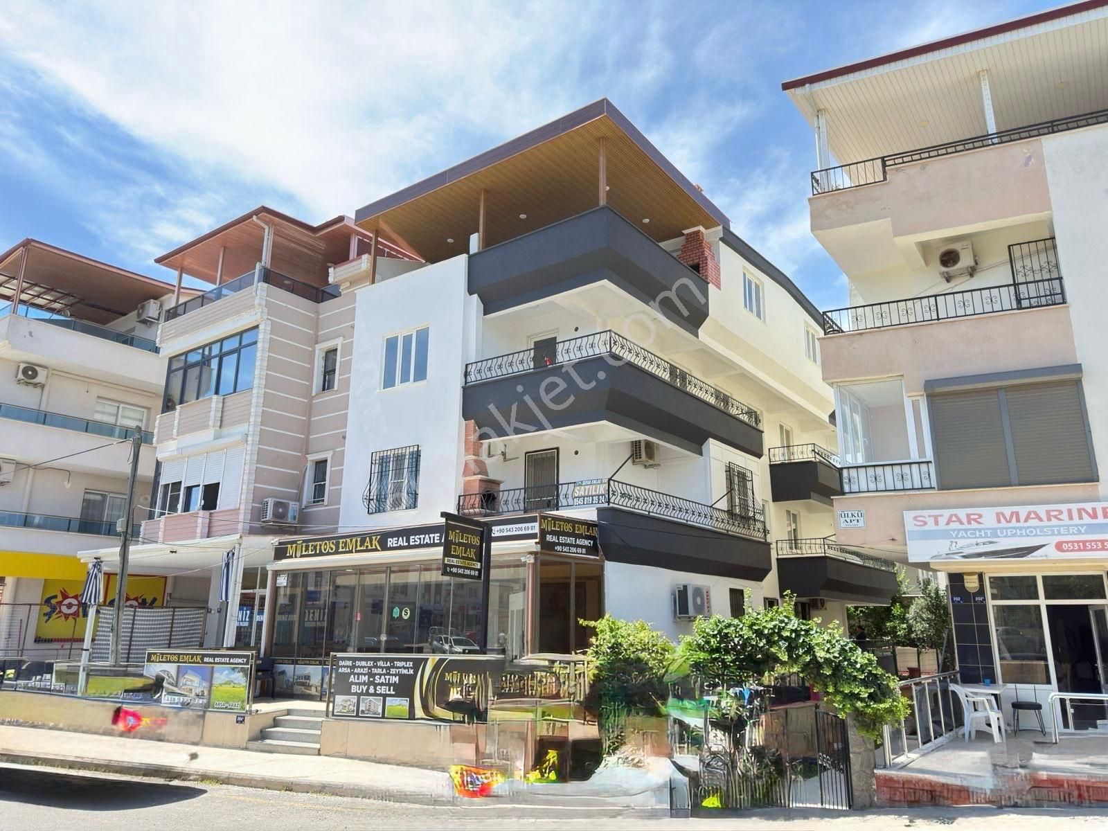 Didim Efeler Mah. Liman Yolunda Merkezi Konumda Ara Kat Full Yapılı 2+1 Daire