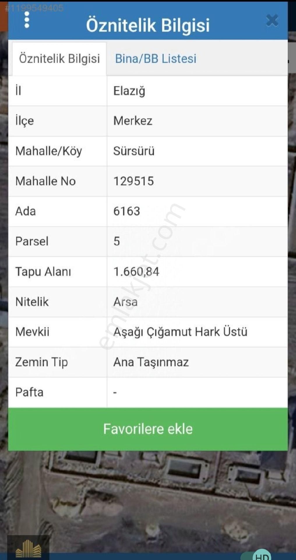 Sürsürü'de Satılık Villa İmarlı Arsa