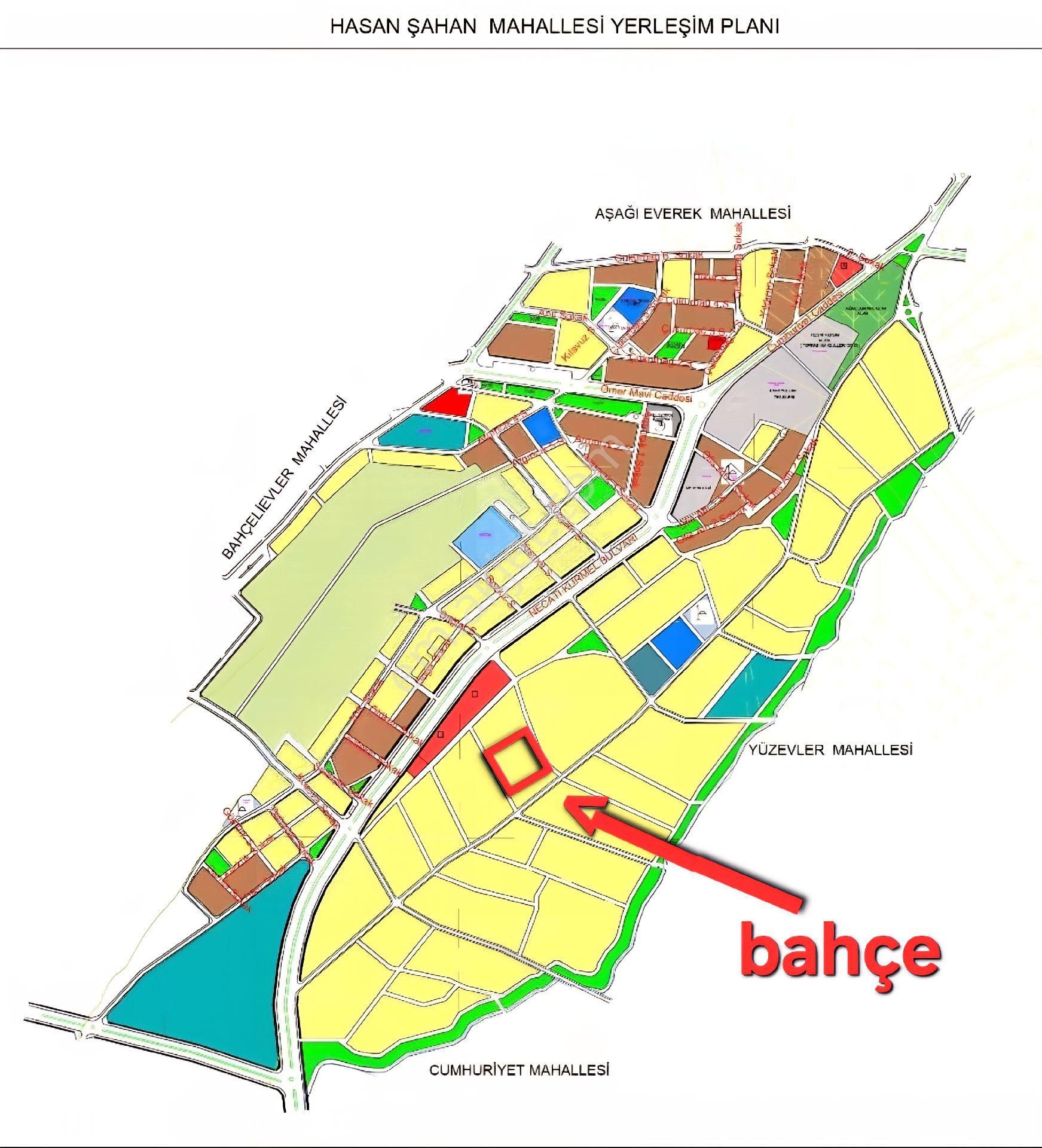 Develi Merkez Şht Üst Hasan Şahan Mah Tek Tapulu Konut İmarlı Bahçe