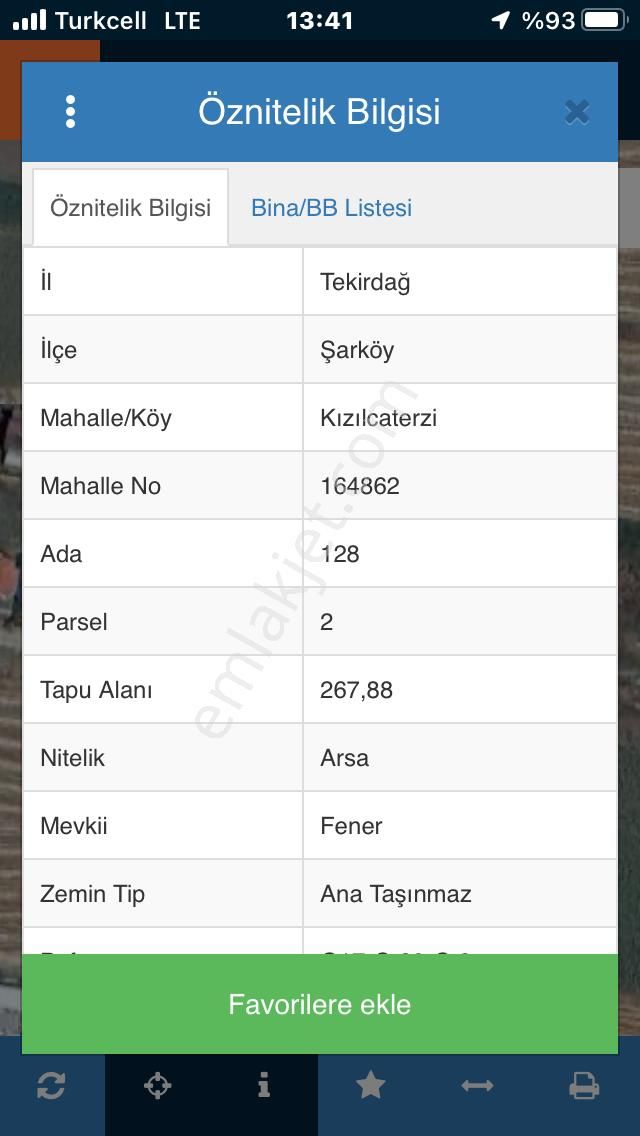 Şarköy De Işık Emlaktan Kızılcaterzi Mah De 267 M2 0/20 İmarlı Arsa - Görsel 13