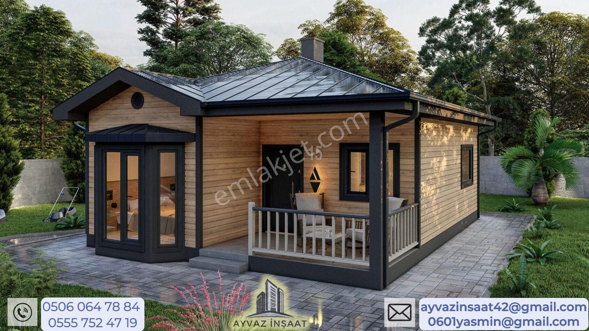 🏡 Ayvaz Gayrimenkul'den 65m² Modern Prefabrik Ev – Hemen Teslim !