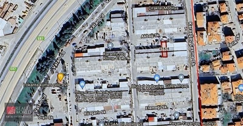 Keşan Sanayi Sitesi Satılık 146 M2 İşyeri (ikinci Blok ,üç Nolu)