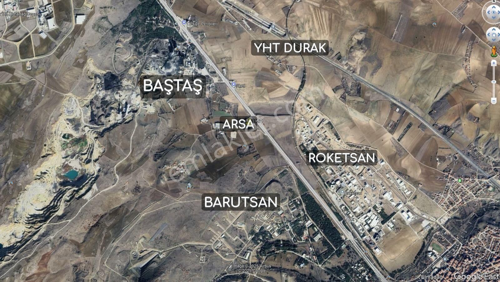 Sahibinden Ankara Kırıkkale Otoyoluna Cephe 7000 M2
