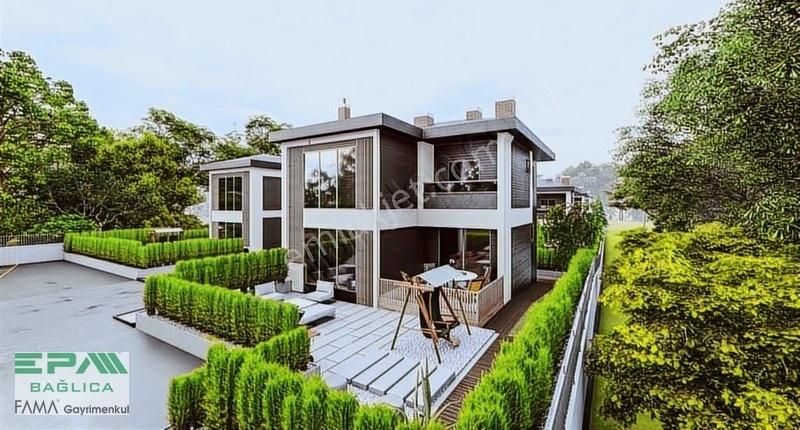 Bağlıca Merkezde Havuzlu Saunalı 5+1 Full Yapılı Köşe Başı Villa