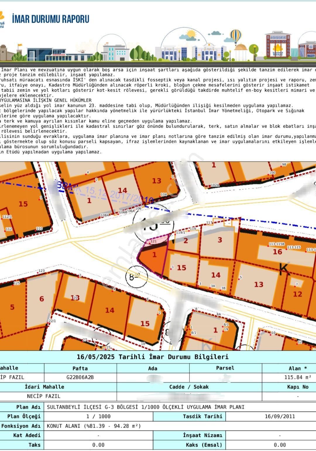 Site Emlak Gayrimenkul'den S.beyli N.fazıl Mh'de 95m² Satılık Arsa
