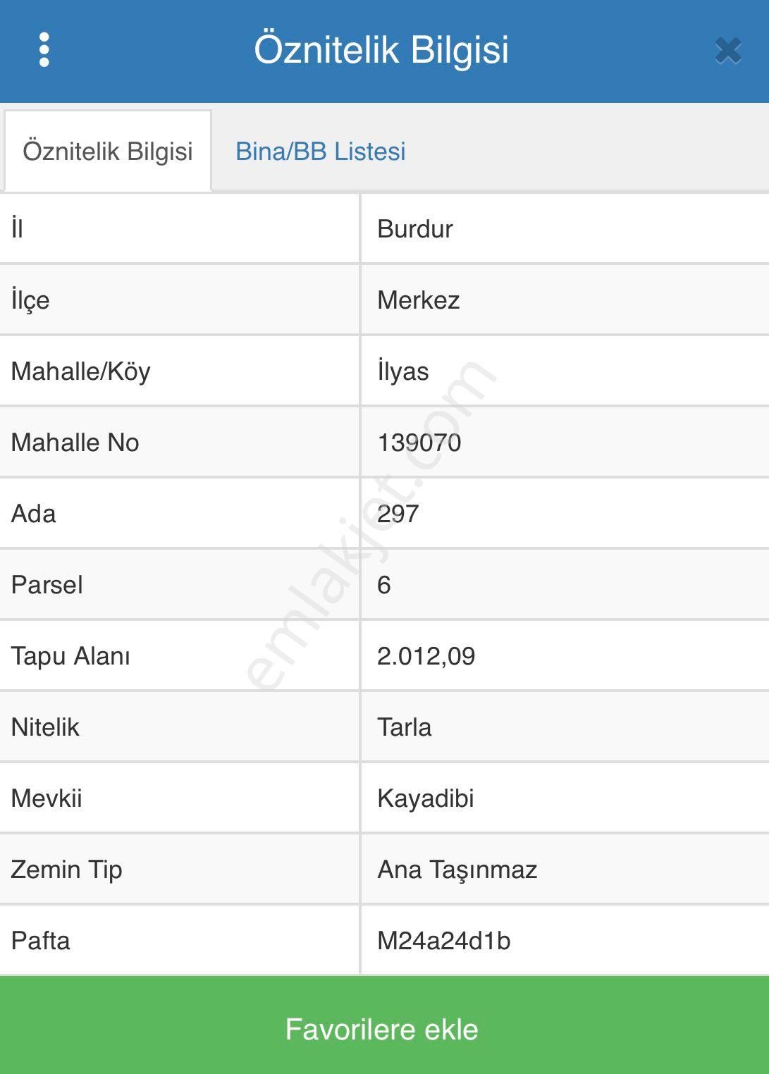 Satılık Tarla