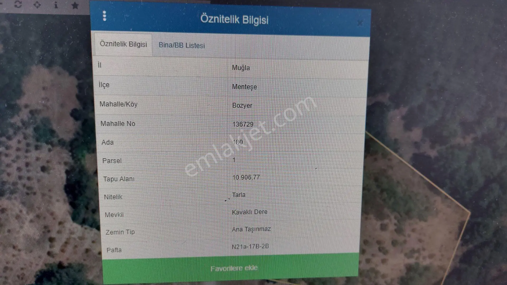 Muğla Merkez Bozyer Köyünde 10906.m2 Ana Yola Cepeli Tarla - Görsel 5