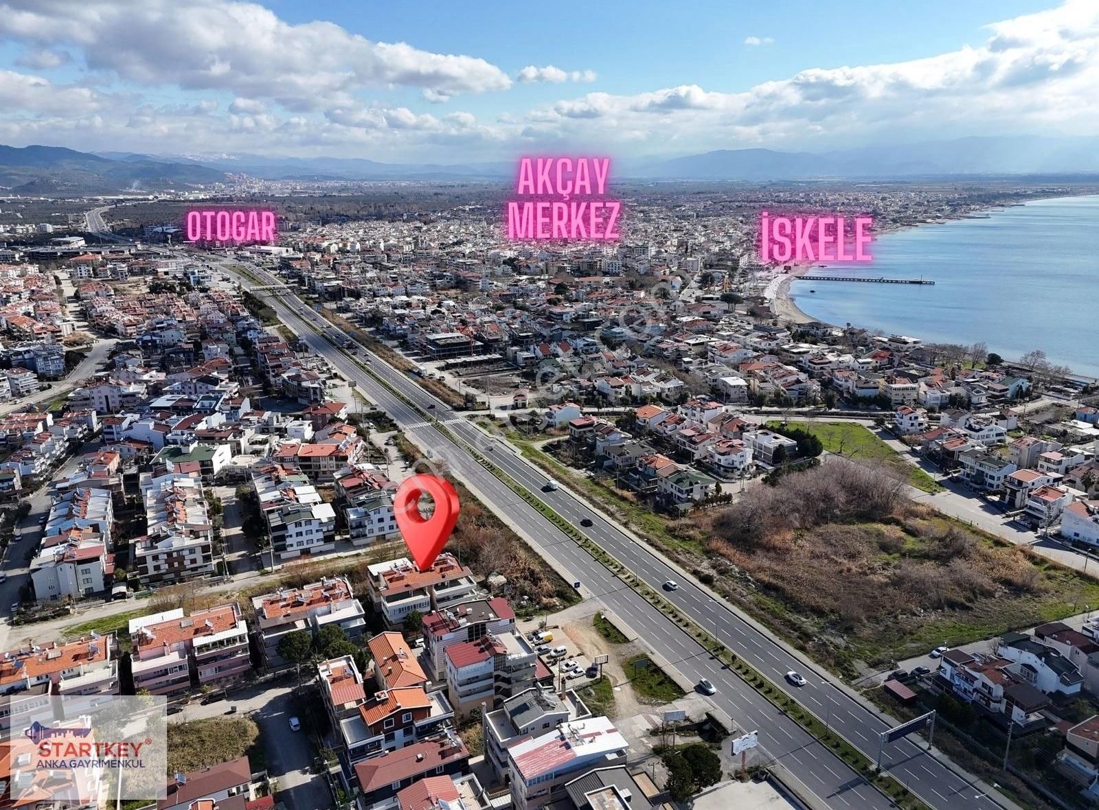 Akçay'da İzmir Çanakkale Asfaltına Sıfır Harika Bir İşyeri
