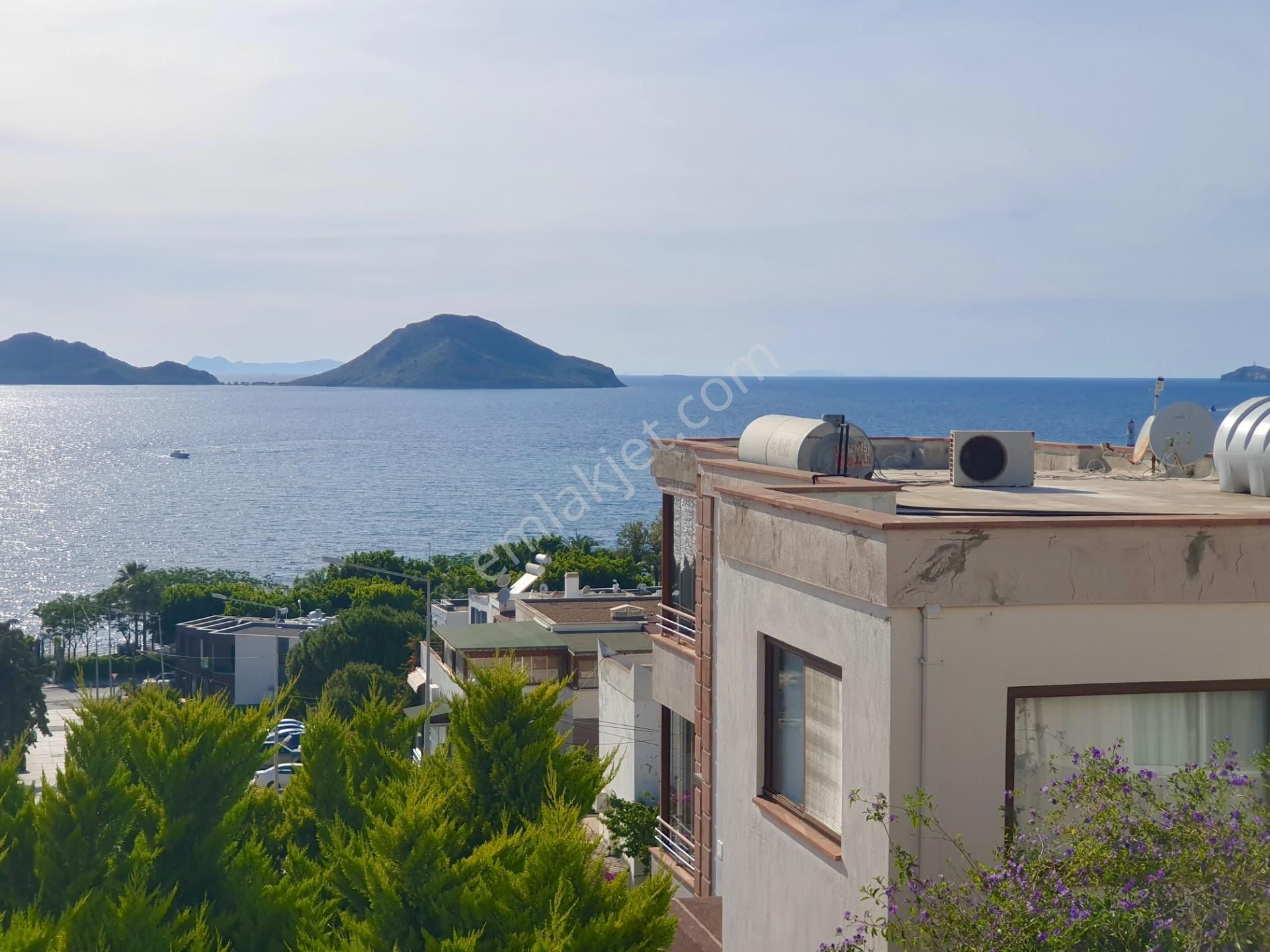 Turgutreis'te Harika Deniz Manzaralı Denize Yakın Bahçe Dubleksi Daire - Görsel 8