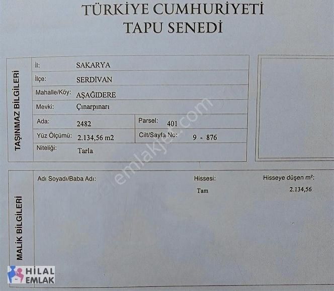 Sapanca Gölü Manzaralı Doğayla İç İçe Anayola Yakın Arazi