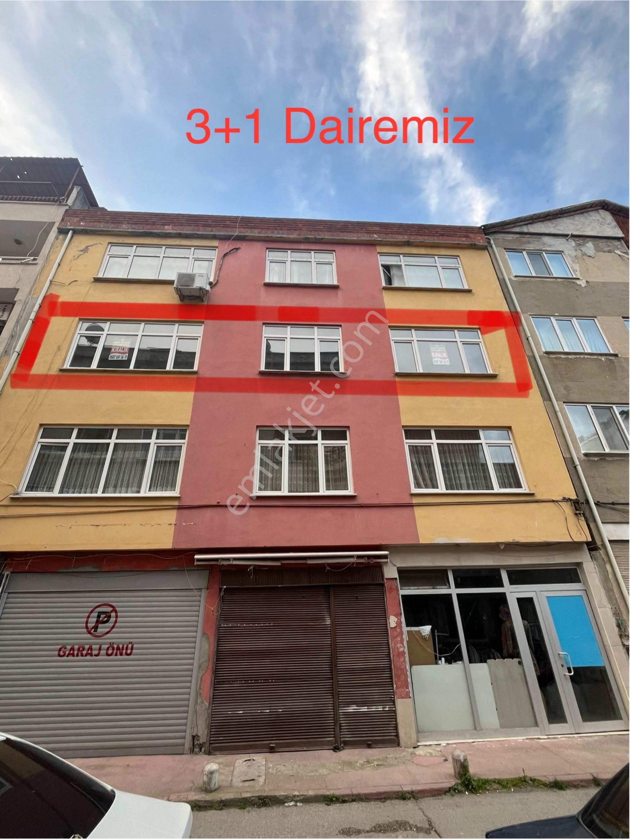 İlkadım İstasyon Mahallesi Sosyete Pazarı Yanı Kiralık 3+1 Daire