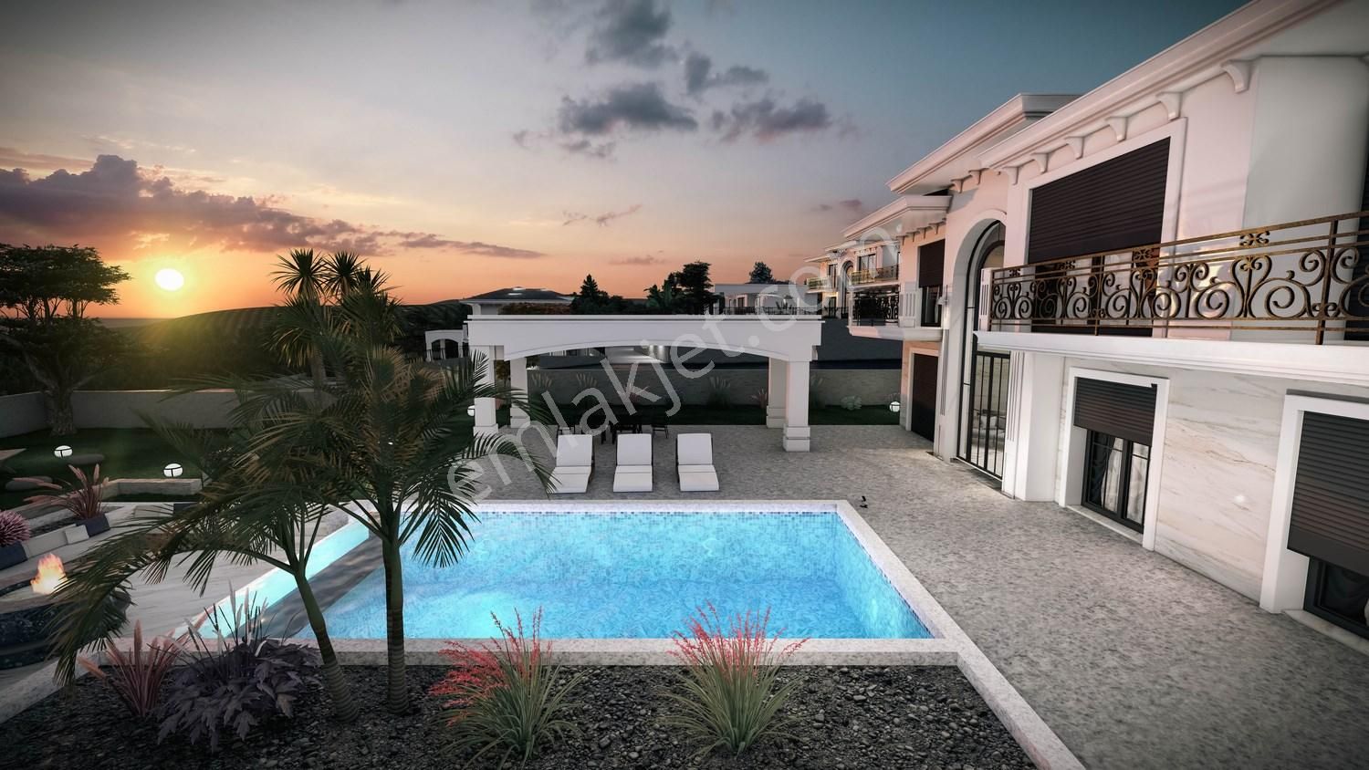 Kuşadasında 1000 M2 Arsa İçinde Deniz Manzaralı Özel Malikane