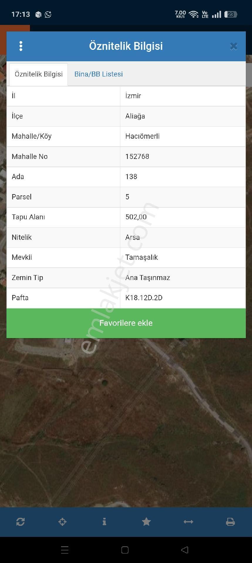 Gozde Life Haciomerli Guzel Konumda 502 M2 3 Triblekslik Arsa