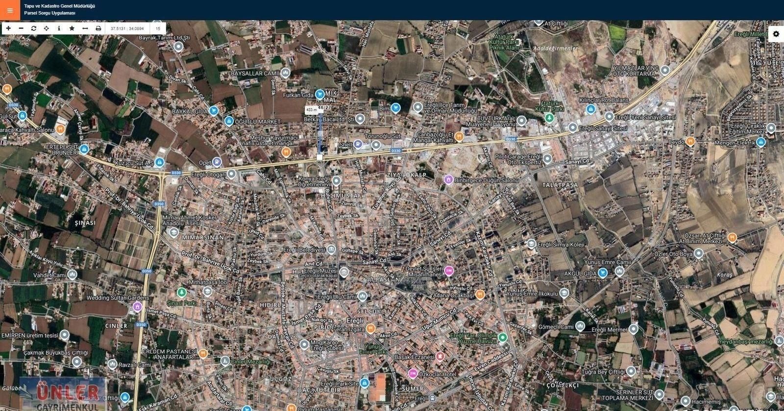 Namık Kemalde Köşe Başında 330 Metrekare Arsamız
